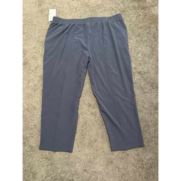 Isabella Active Wear Lightweight Pull On Golf Pants 2X Gray Stretch Pockets NWT - Picture 8 of 9